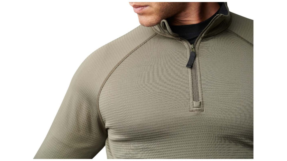 5.11 Tactical Stratos 1/4 Zip Shirt - Mens, Ranger Green, M, 72235-186-M