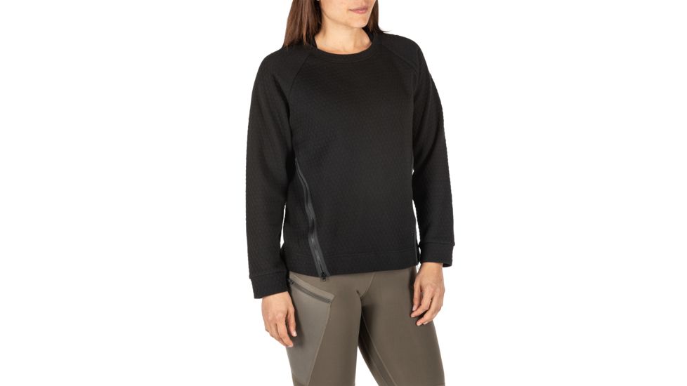 5.11 Tactical Victoria Top Pullover - Womens, Black, Extra Large, 66007-019-XL