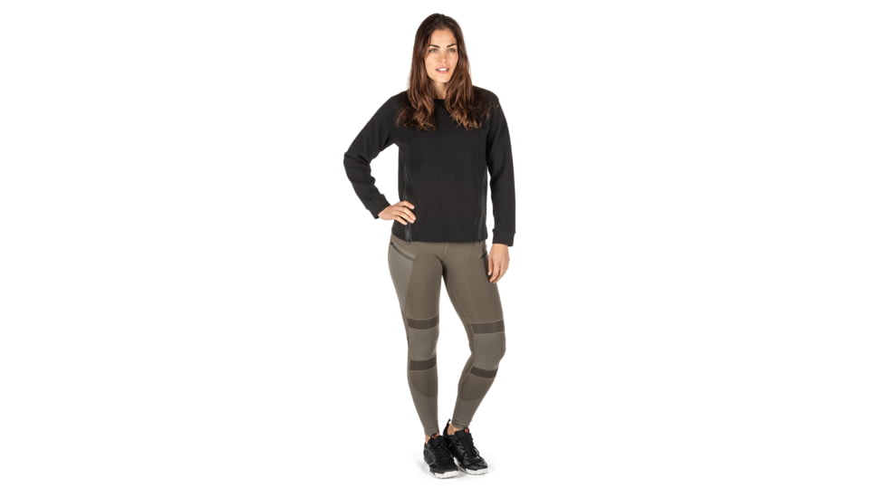 5.11 Tactical Victoria Top Pullover - Womens, Black, Extra Large, 66007-019-XL