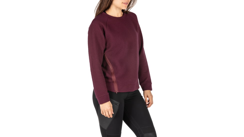 5.11 Tactical Victoria Top Pullover - Womens, Fig, Large, 66007-560-L