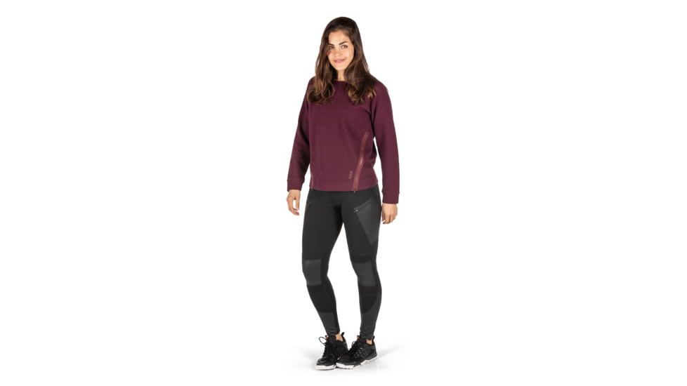 5.11 Tactical Victoria Top Pullover - Womens, Fig, Large, 66007-560-L