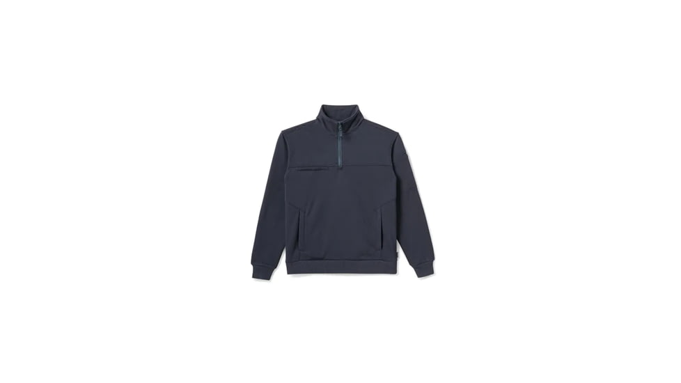 5.11 Tactical Women's Job Shirt 1/4 Zip, Regular, Small, Black, 5-7610087720SR
