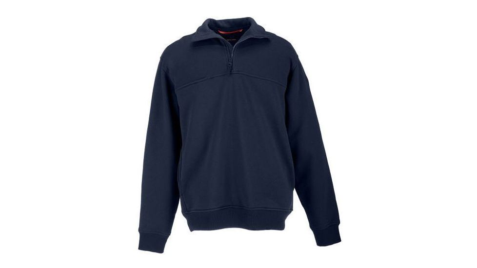 5.11 Tactical 1/4 Zip Job Shirt, Tall - Men's, Fire Navy, 5XL, 72314T-720-5XL