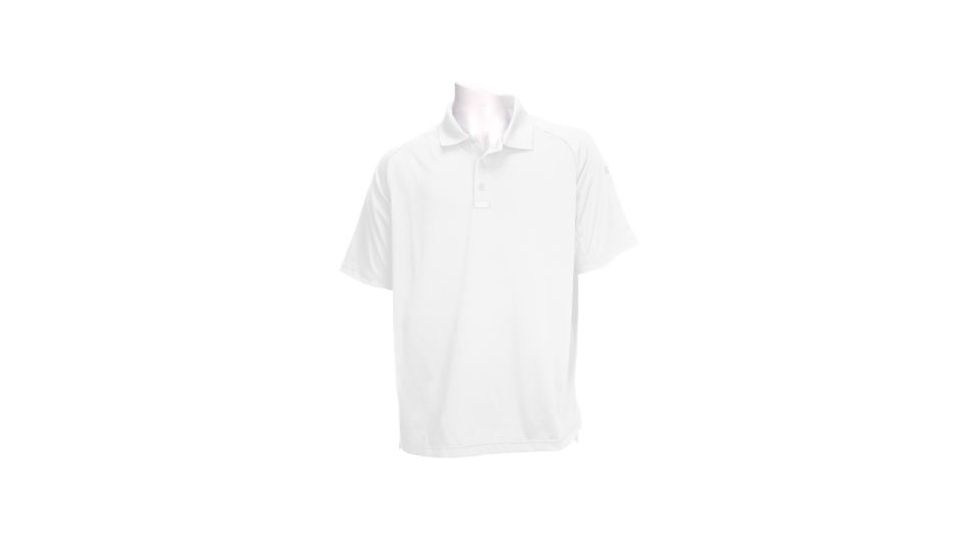 5.11 Tactical Performance Short Sleeve Polo - Men's, Small, Regular, White, 71049-010-S
