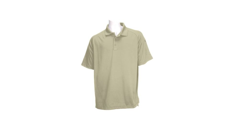 5.11 Tactical Performance Short Sleeve Polo - Men's, Small, Regular, Smallilver Tan, 71049-160-S