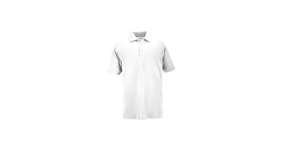 5.11 Tactical Professional Short Sleeve Polo - Men's, Small, Regular, White, 41060-010-S