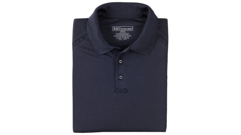 5.11 Tactical Performance Long Sleeve Polo - Men's, Extra Large, Tall, Dark Navy, 72049T-724-XL