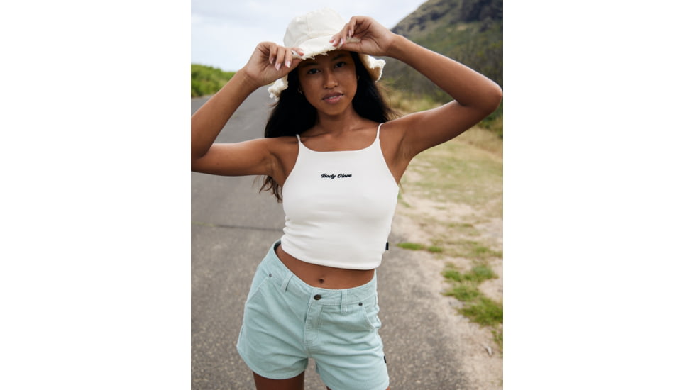 Body Glove Marina Ribbed Tank Top - Cream AFA7609C, XL, Black, JT25099JRB1721A-1-XL