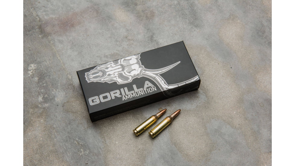 Gorilla Ammunition .260 Remington 100 Grain Sierra Varminter Hollow Point Rifle Ammo, 20 Rounds, Copper, 20 Rounds, gpf-648