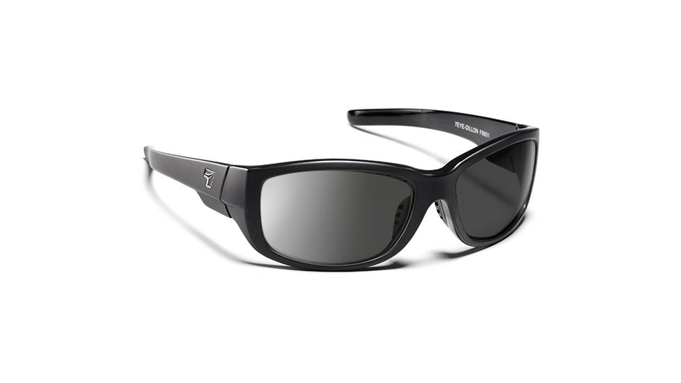 7eye 860146 Dillon Rx Progressive Sunglasses Active Lifestyle Matte Black Frames