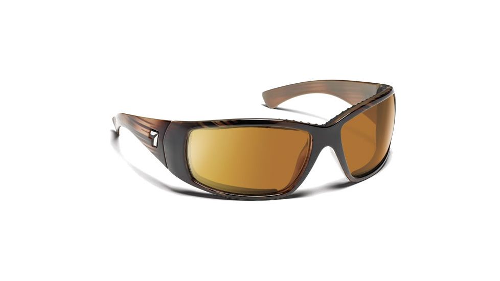 7eye 574342 Mens Taku Rx Progressive Sunglasses Airdam Horn Frames
