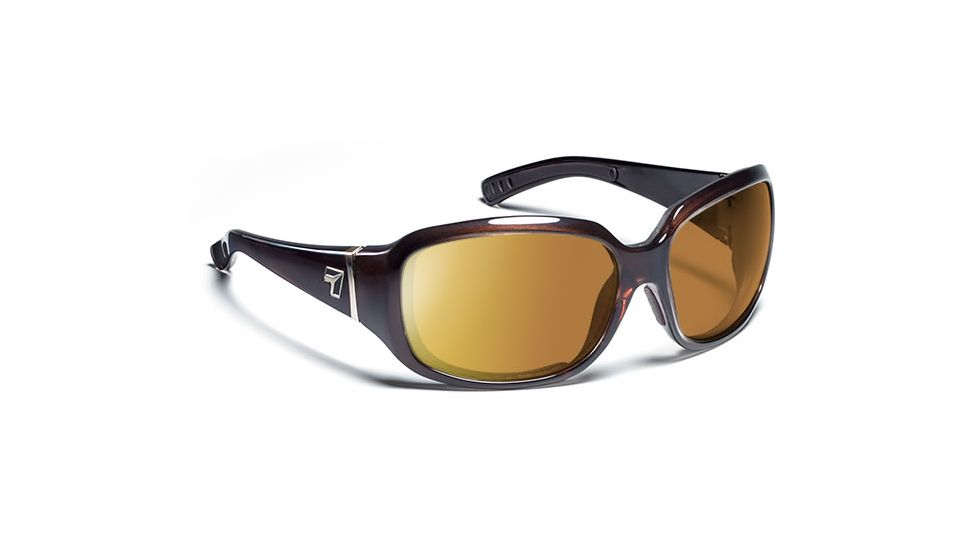 7eye 583442 Womens Mistral Rx Progressive Sunglasses Airdam Crystal Chocolate Frames