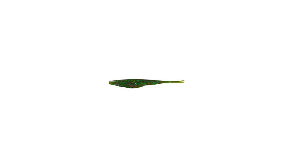 Big Bite Baits Triple Tail Jerk Minnow Soft Baits, 10 per Pack, Watermelon Seed, 5 inch, TT5JM