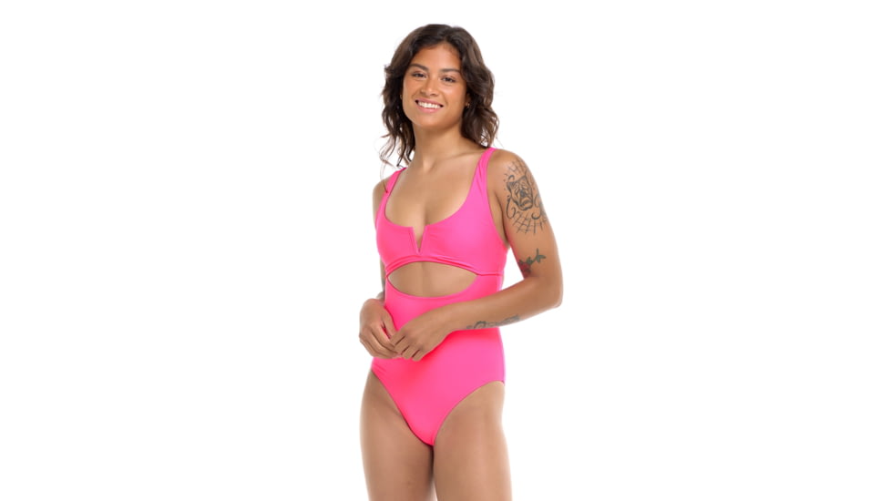 Body Glove Smoothies Eli One-Piece Swimsuit - Bubble Gum 3030C493, M, Bubble Gum, 39-50658-Bubble-Gum-M