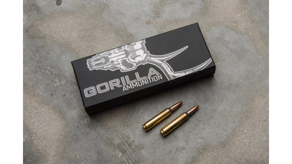 Gorilla Ammunition .223 Remington 62 Grain Lehigh Controlled Chaos Rifle Ammo, 20 Rounds, Copper, 20 Rounds, gpf-634