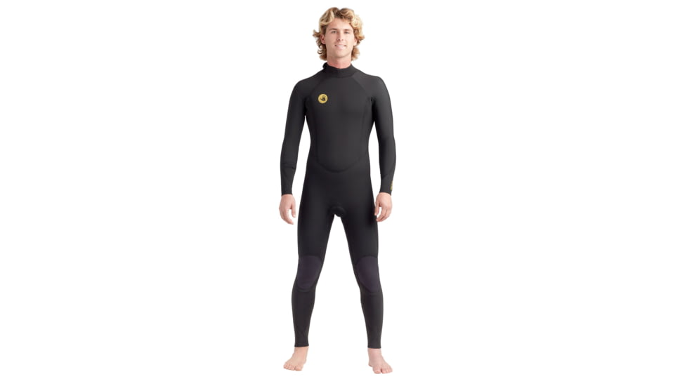 Body Glove Heritage 3/2mm Back-Zip Mens Fullsuit - Black 6E2981D0, XL, Black, 20107-BLK-XL