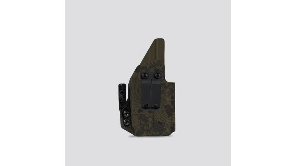 945 Industries KYDEX HOLSTER INSIDE THE WAISTBAND IWB LIGHT BEARING TOPO BOG, HOL-IWB-KX-LB-TBG