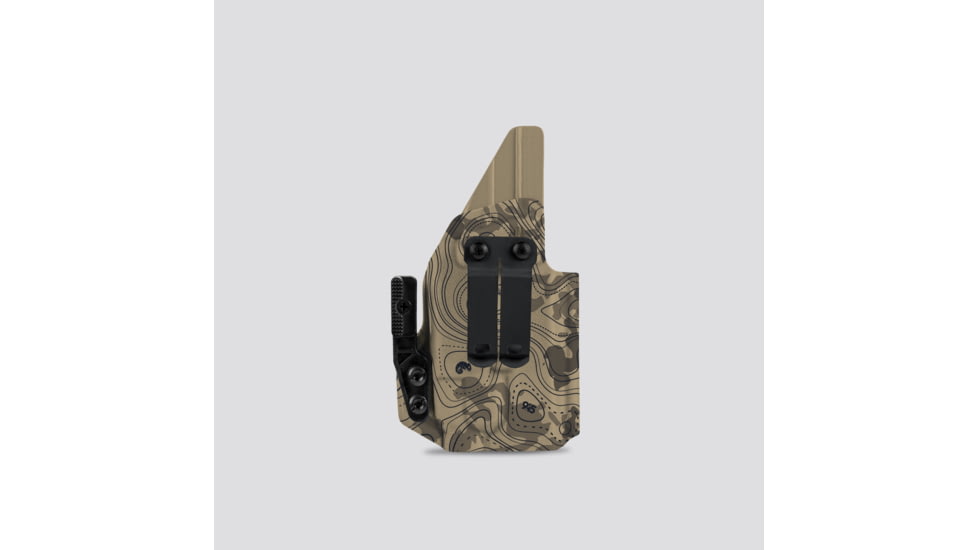 945 Industries KYDEX HOLSTER INSIDE THE WAISTBAND IWB LIGHT BEARING TOPO CLAY, HOL-IWB-KX-LB-TCL