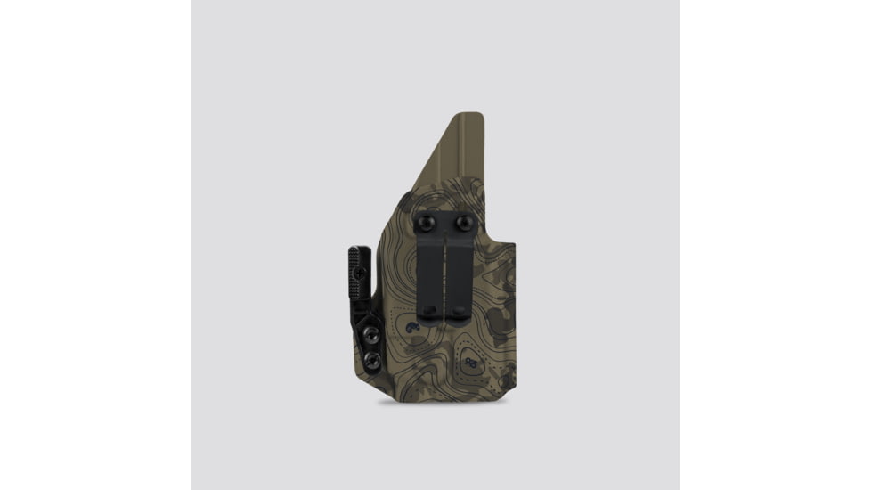 945 Industries KYDEX HOLSTER INSIDE THE WAISTBAND IWB LIGHT BEARING TOPO MOSS, HOL-IWB-KX-LB-TMS