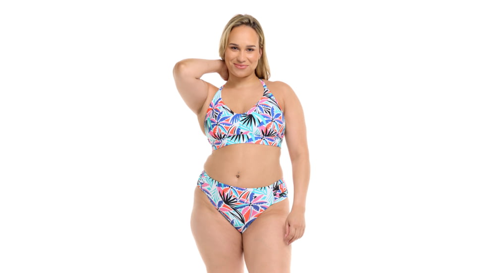 Body Glove Miami Ruth Plus Size Fixed Triangle Swim Top - Sunset 6AC58428, 3X, Miami, 39-618226X-Sunset-3X
