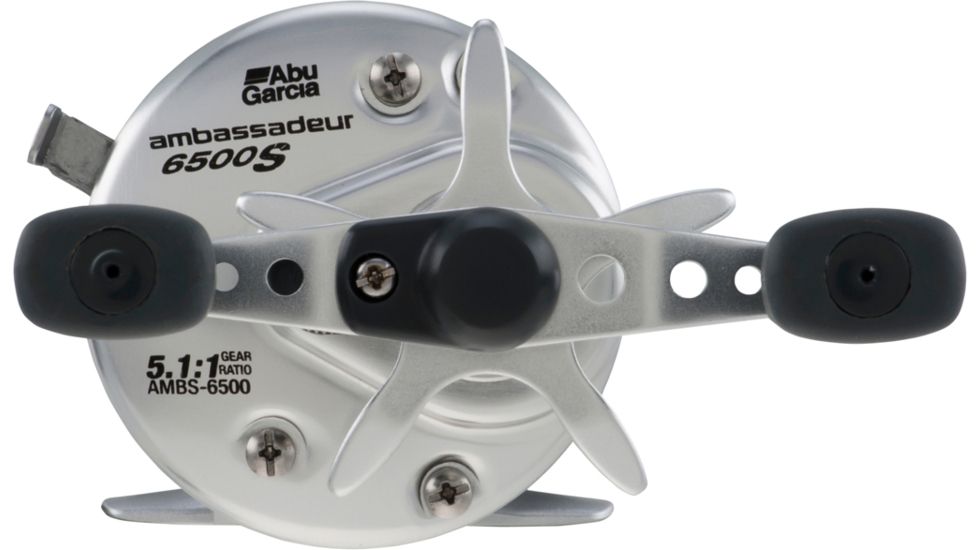 Abu Garcia Ambassadeur S Baitcast Fishing Reel, 6500, 5.1/1, 2, 11.1 oz, Right, 1292736