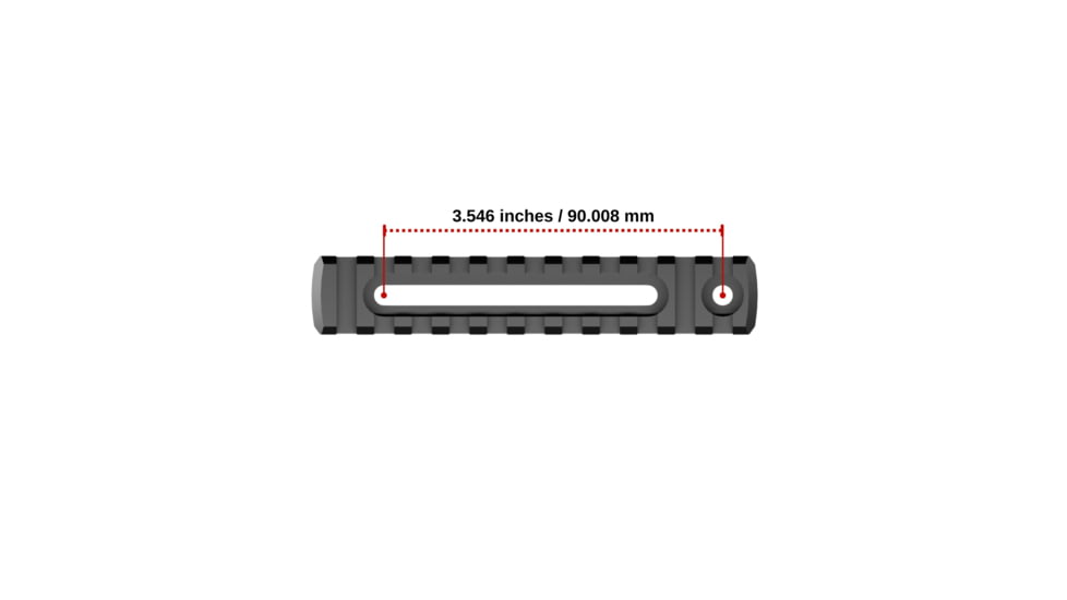 Accuracy Solutions Elongated Holes Picatinny Rail