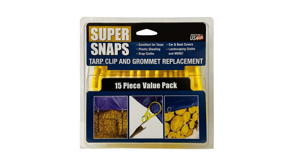 Accusharp Super Snaps 15-pack Tarp Gromet Hole Super Snaps