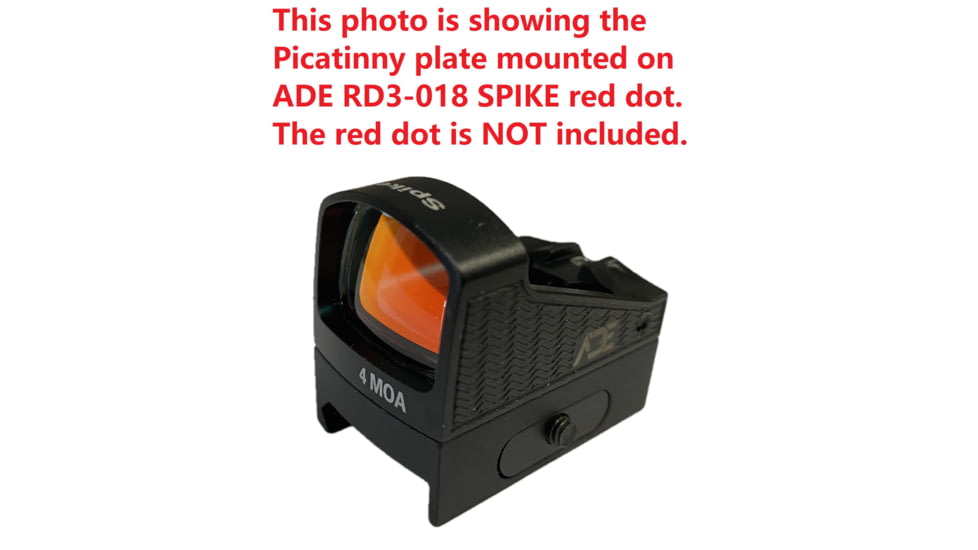 ADE Advanced Optics Optic Picatinny Mounting Plate, Holosun 407k/507k, Black, HM4