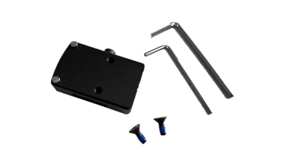 ADE Advanced Optics Picatinny Mounting Plate/Adapter/Mount, Trijicon RMR, ADE Stingray, Holosun, Black, HM3