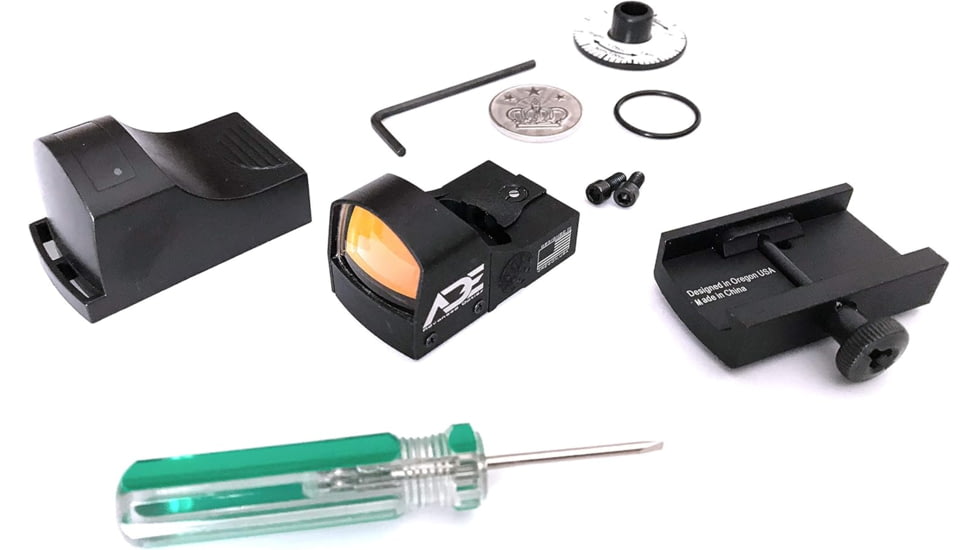 ADE Advanced Optics RD3-009 Shake Awake 1x Reflex Red Dot Sight w/SAR 9 USA SAR9 Optic Mount Plate