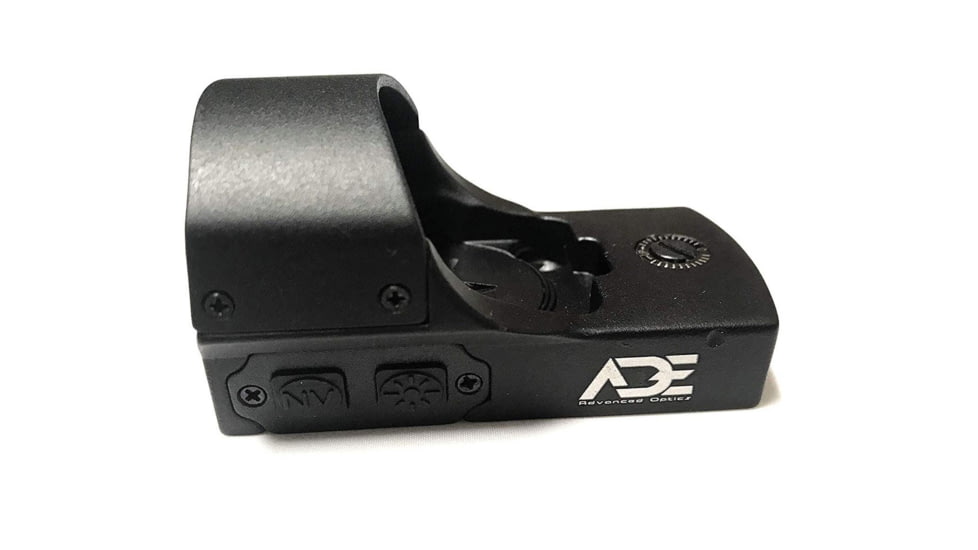 ADE Advanced Optics RD3-011 Avenger Red Dot Sight/NV Night Vision Sight, Red Dot/Invisible NV Dot Reticle, Black, RD3-011