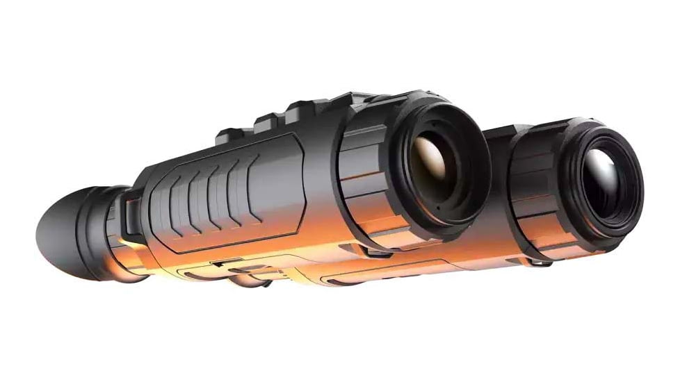 AGM Global Vision ObservIR LRF 35-384 Thermal &amp; Digital Day/Night Vision Binocular, 384x288, 50hz, Black, OBSE35-384-LRF