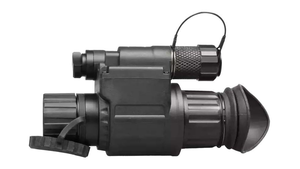 AGM Global Vision Wolf-14 NW1 1x25mm Night Vision Monocular, Gen 2+, White Phosphor Level 1, Black, 11W14122154011
