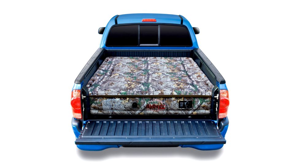 Airbedz Full Size 8 Foot Long Inflatable Truck Bed w/ Built-in Rechargeable Battery Air Pump, Camo, PPI-401