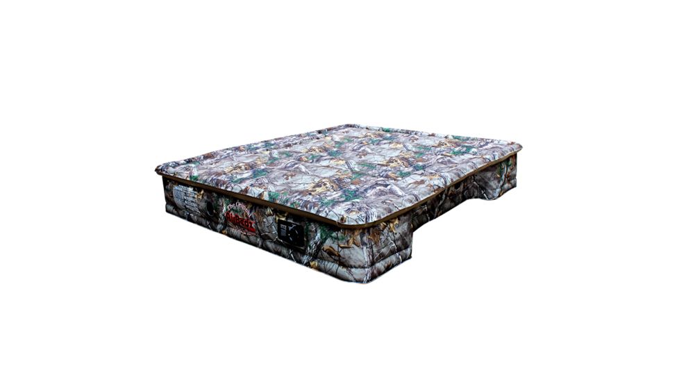 Airbedz Full Size 8 Foot Long Inflatable Truck Bed w/ Built-in Rechargeable Battery Air Pump, Camo, PPI-401