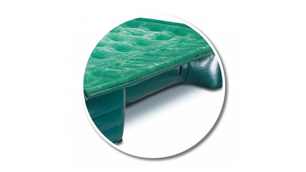 Airbedz Lite Full Size Short and Long 6 to 8 ft Truck Bed Air Mattress w/ DC Corded Pump, Green, PPI PV202C