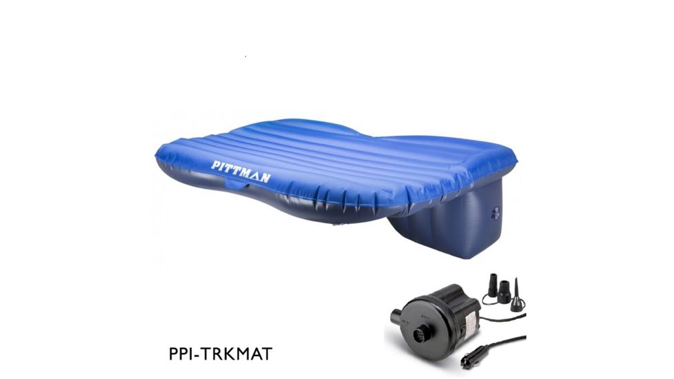 Airbedz Rear Seat Air Mattress for Trucks w/ Portable DC Air Pump, Blue PPITRKMAT