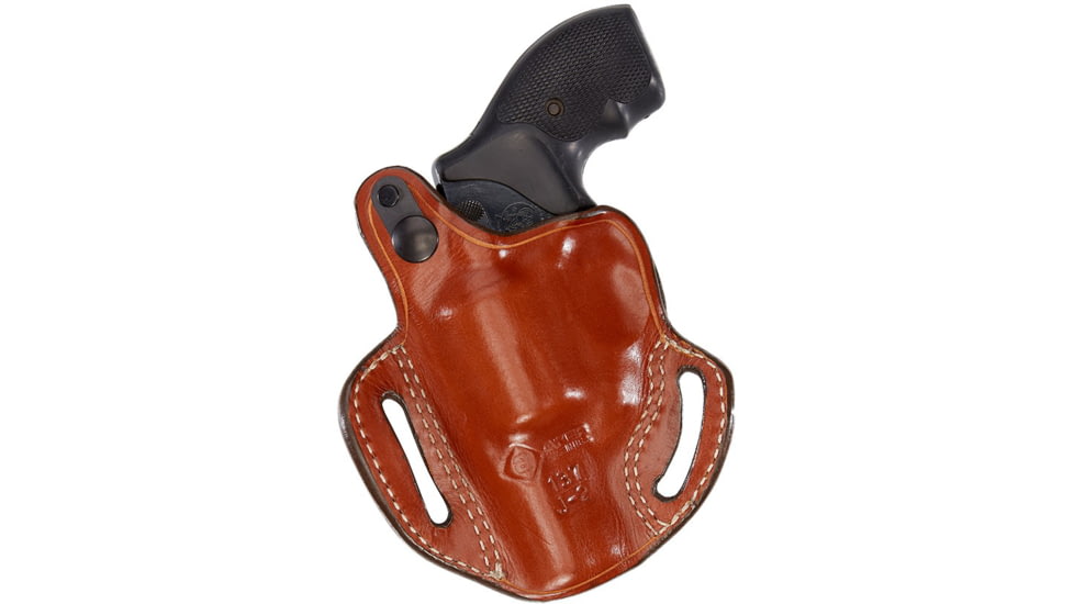Aker Leather Model 137 Bodyguard Revolver Holster, N-Frame 4in, Left, Plain, Tan, H137TPL-LG4