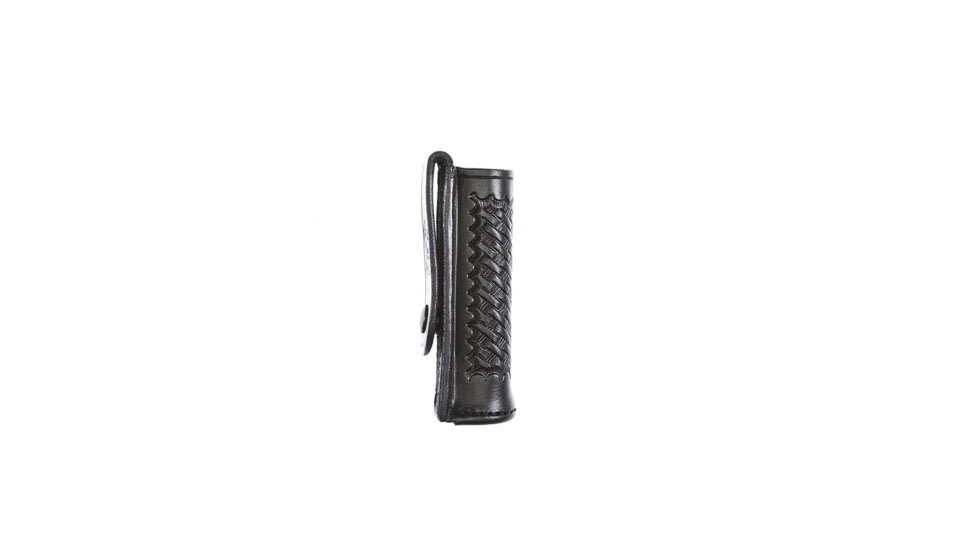 Aker Leather Model 552 Expandable Baton Holder, Basketweave, Black, A552-BW-F21