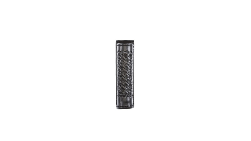 Aker Leather Model 552 Expandable Baton Holder, Basketweave, Black, A552-BW-F21