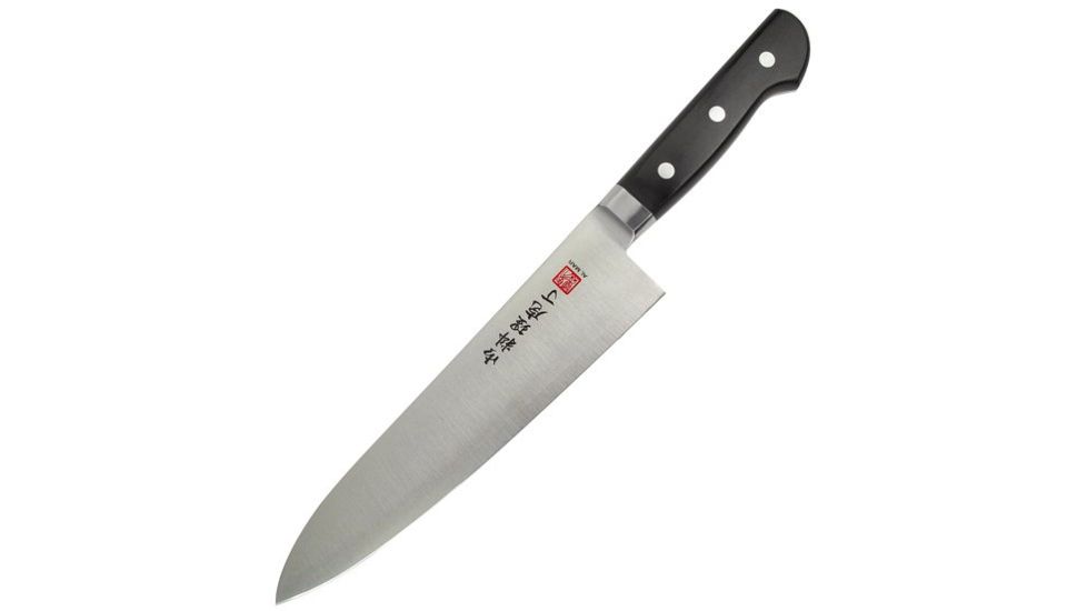Al Mar Knives Chef's Knife, 8.25 in., Black Pakkawood Handle ALAM-C8