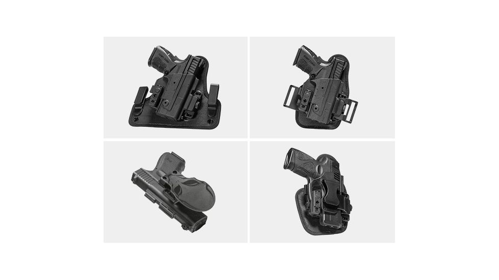 Alien Gear Holsters ShapeShift Core Carry Pack, Ruger SR9/40c, Left Hand, 1.5in Belt Slide, Standard Clips, SSHK-0136-LH-D