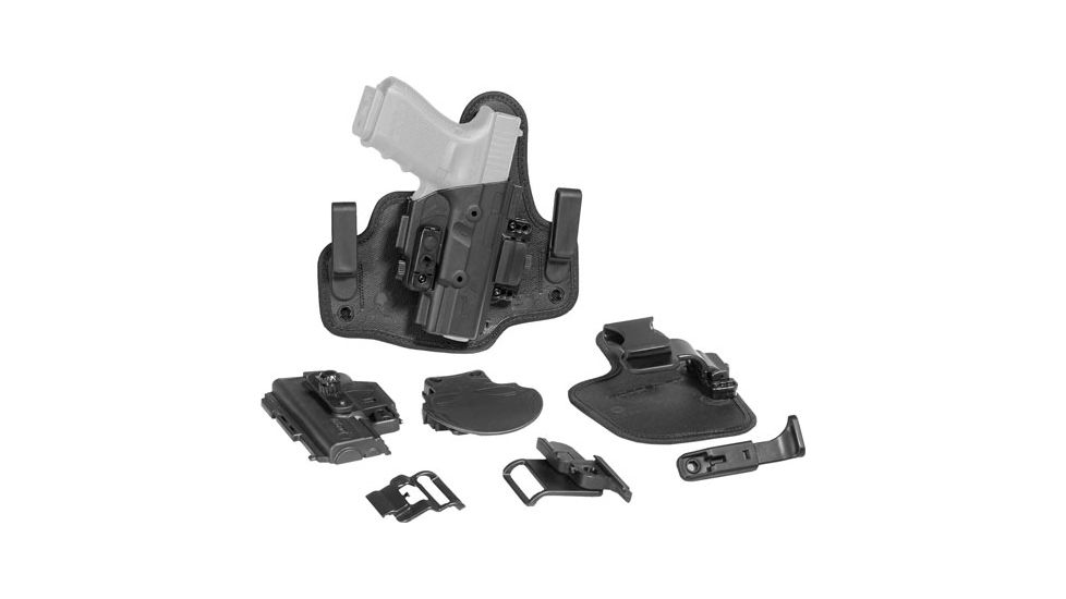 Alien Gear Holsters ShapeShift Core Carry Pack, Glock 26/33 Gen 1-5, Glock 27 Gen 1-4, Right Hand, 1.5in Belt Slide, Standard Clips, SSHK-0066-RH-D