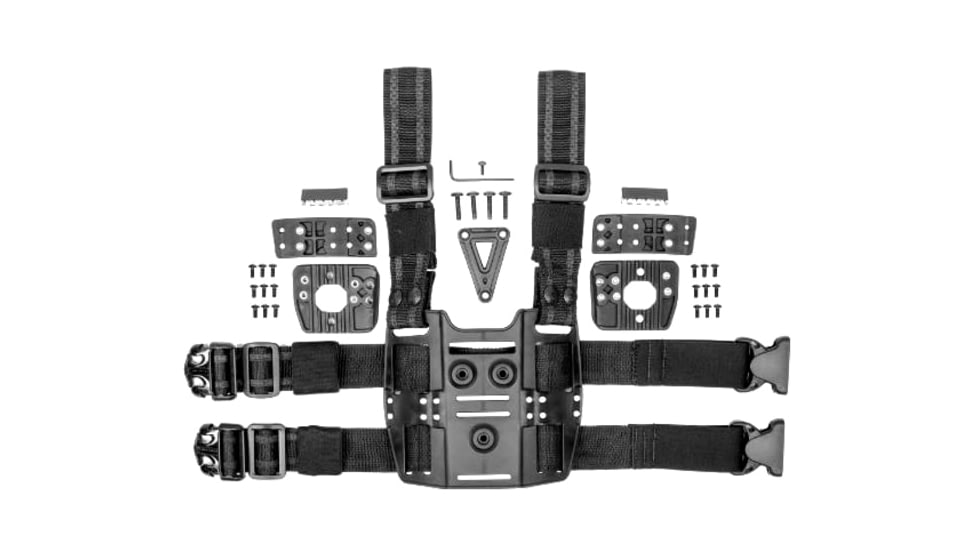 Alien Gear Holsters Duty Drop Leg Expansion OWB Holster, Black, 00193858311333