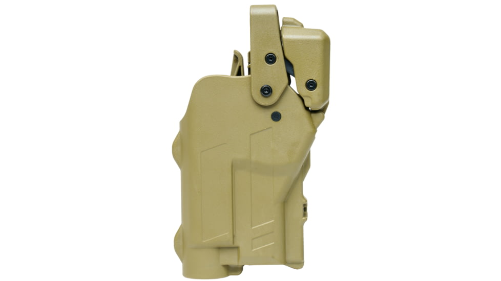 Alien Gear Holsters Rapid Force Duty Holster V3 with Light Compatibility and Removable Hood w/No Axon w/Clamshell Packaging, Sig P320 Full Size 9mm/.40 cal/M17/XFull, Left Hand, Matte Tan, R3-M-0691-TN-LH-A0-C