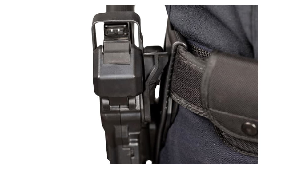 Alien Gear Holsters Rapid Force Level II Light Bearing Paddle Holsters, Glock 19, Left, Matte, Black, 00193858024257