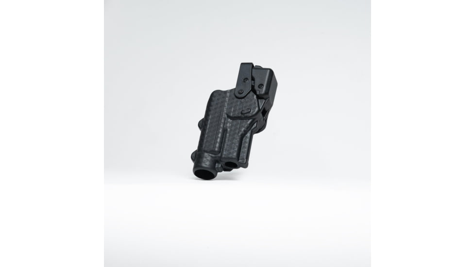 Alien Gear Holsters Rapid Force Polymer Level III OWB Belt Duty Holster, Glock 19/19X/19 MOS/23 Gen 1-4/44/45/45 MOS, Glock 17/17 MOS/22 Gen 1-4/47/47 MOS, Right Hand, Black Basketweave, Large Light, R3-M-0057-BW-RH-LL-A0-B