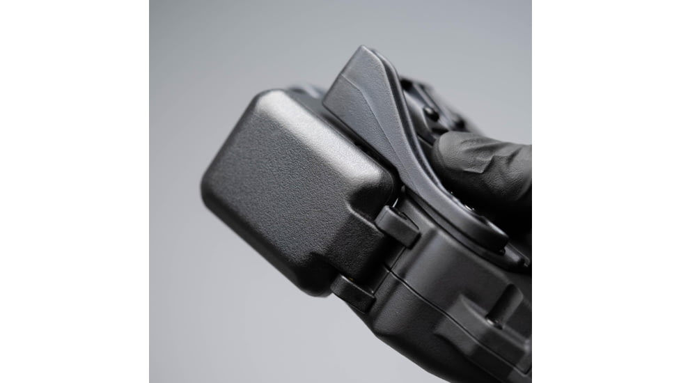 Alien Gear Holsters Rapid Force Polymer Level III OWB Belt Duty Holster, Glock 19/19X/19 MOS/23 Gen 1-4/44/45/45 MOS, Glock 17/17 MOS/22 Gen 1-4/47/47 MOS, Right Hand, Matte Black, No Light, R3-M-0057-BK-RH-L0-A0-B