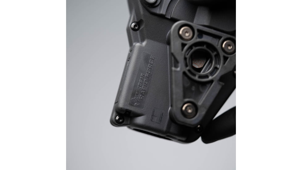 Alien Gear Holsters Rapid Force Polymer Level III OWB Belt Duty Holster, Glock 19/19X/19 MOS/23 Gen 1-4/44/45/45 MOS, Glock 17/17 MOS/22 Gen 1-4/47/47 MOS, Right Hand, Matte Black, No Light, R3-M-0057-BK-RH-L0-A0-B