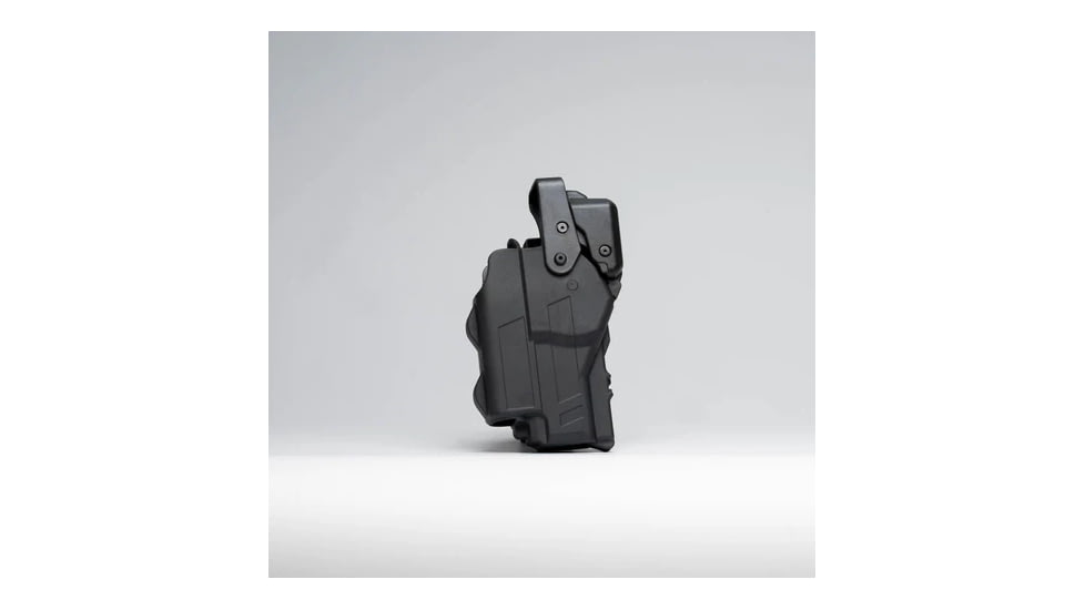 Alien Gear Holsters Rapid Force Level 3 Duty Polymer OWB Belt Holster, Sig P320 Full Size 9mm/.40 cal/M17/XFull,Sig P320 Compact/Carry 9 mm/.40 cal/M18/Xcarry, Right Hand, Compact Light, No Axon, Black, R3-M-0691-BK-RH-CL-A0-B